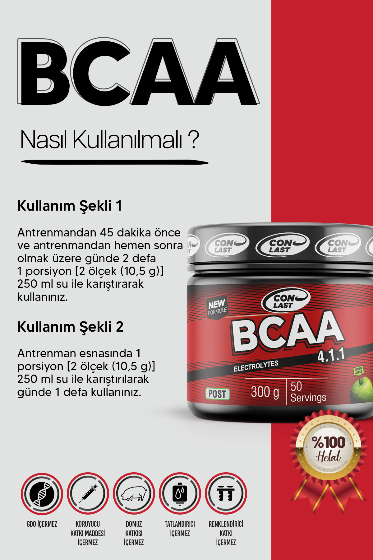 WHEY PROTEİN 2000 GR BCAA 300 GR HEDİYELİ 6
