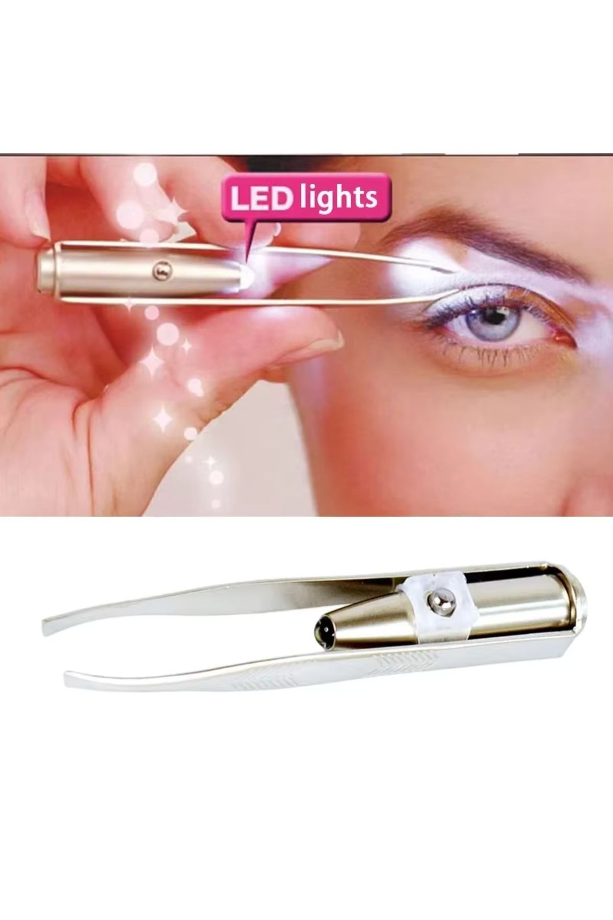 Blitzen-Lighted Tweezers, Illuminated Tweezers for Eyebrows and Body 2