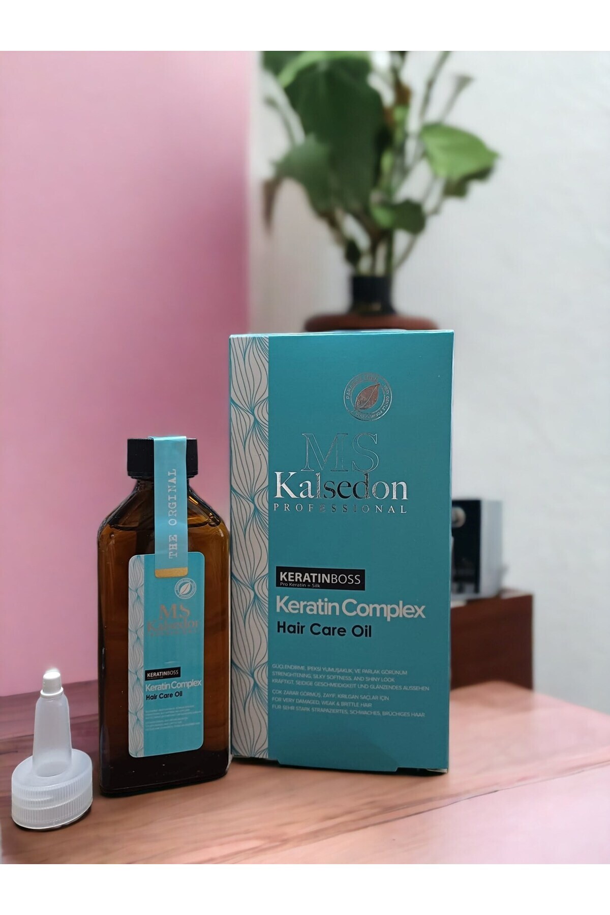 Ms Kalsedon Keratin Komplex Saç Bakım Yağı — 100 ml — تصویر 3 از 6