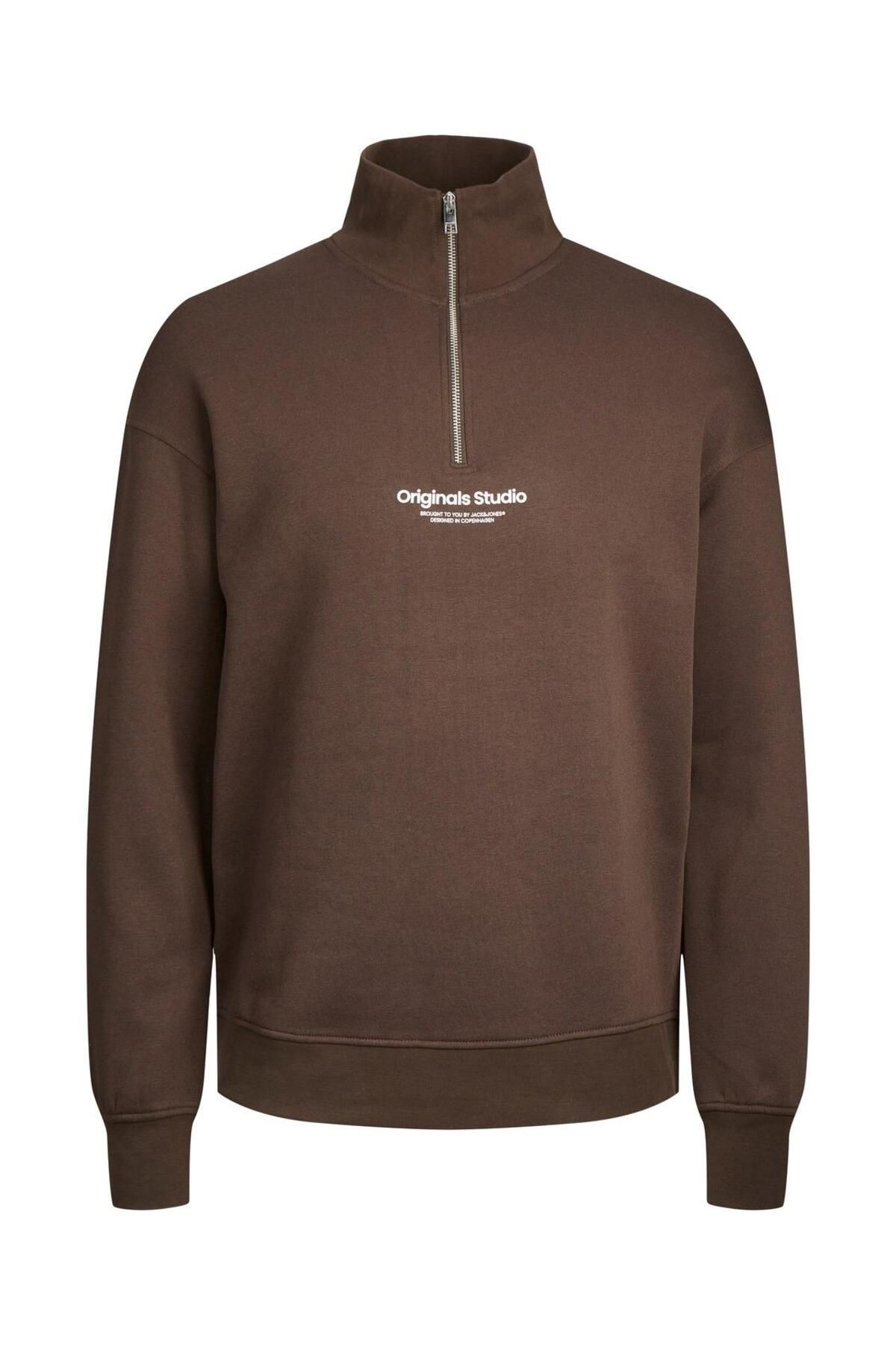 Jack Jones Jorvesterbro Sweat Quarter Z p Hn Noos Ye il Fiyat Yorumlar Trendyol