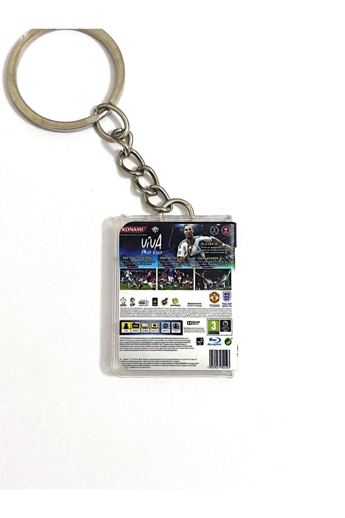 Cosmic Star-Pes 2013 Retro Miniature Ps3 Game Box Keychain 2
