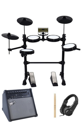 Midex DDX-110BT-70AMP 70W Amfili Profesyonel Dijital Davul Elektronik Bateri ...