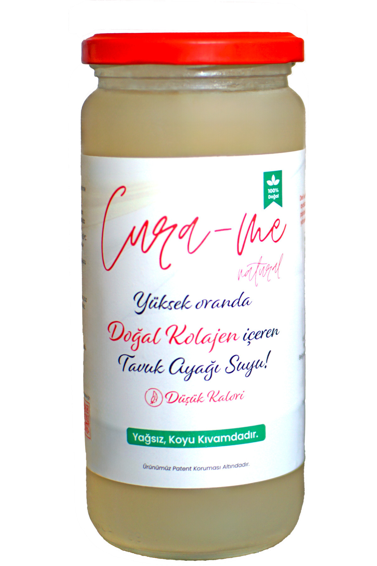 Cura-Me Natural Doğal Kolajen, Glukozamin Ve Kondroitin Içeren Tavuk Ayağı Kemik Suyu 480 ml