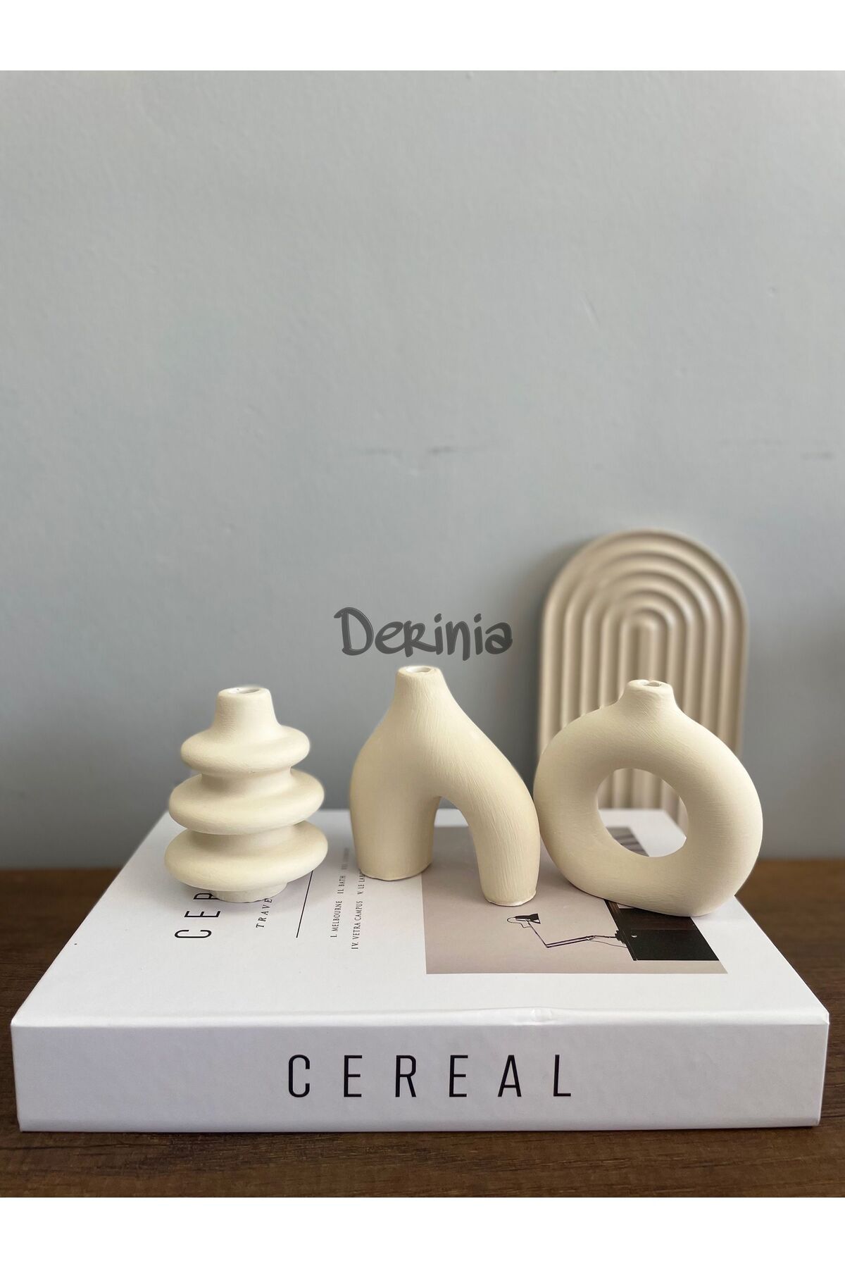 Derinia-Set of 3 H&M Vases 1