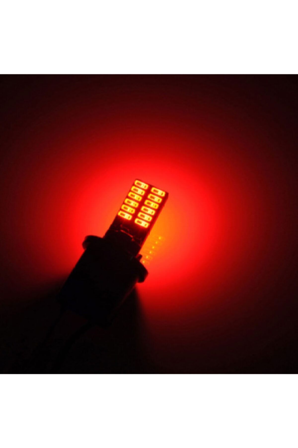 ABMGARAGE T10 Kırmızı Park Ampul Takımı Canbus W5w 24 Led