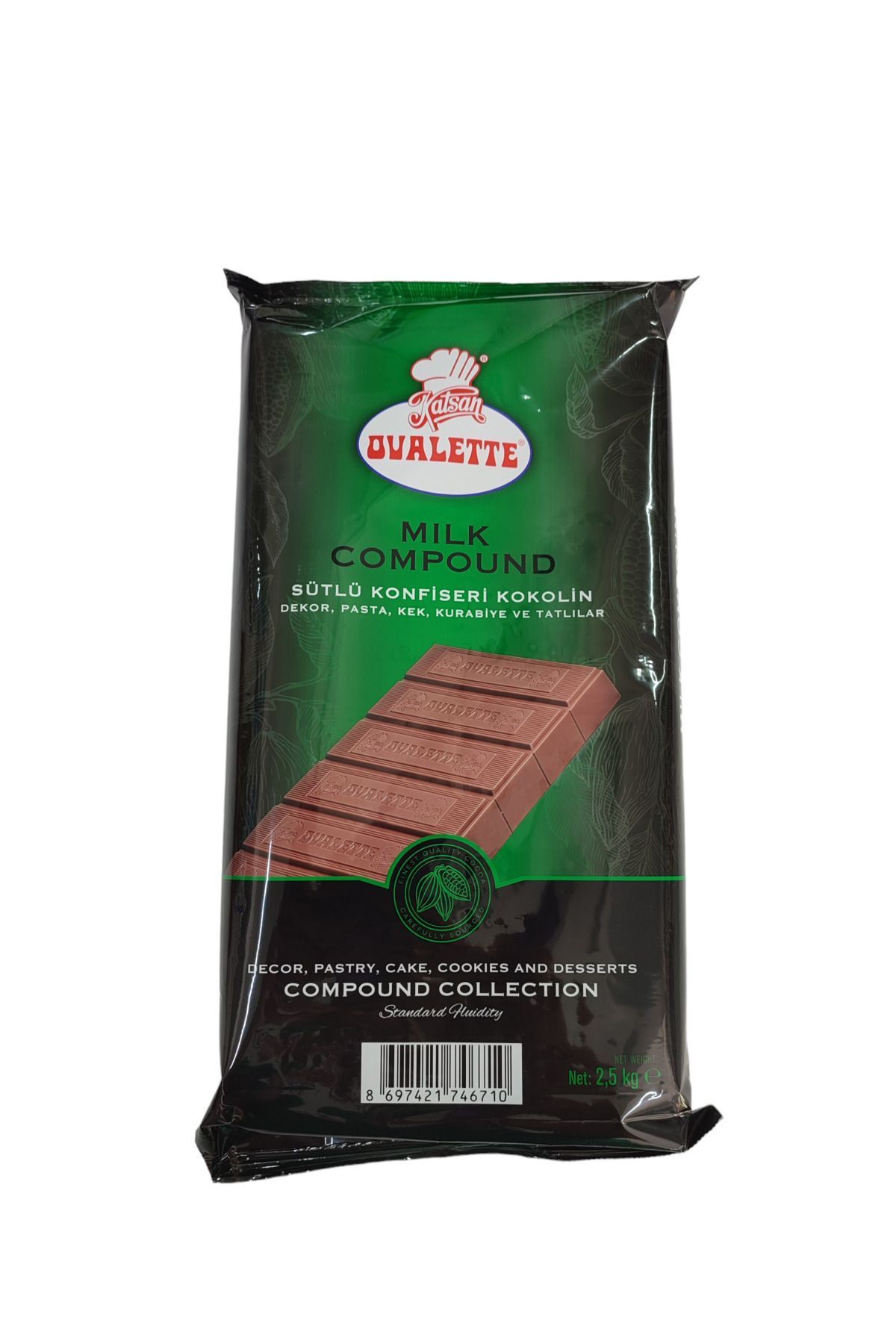Katsan Ovalette OVALETTE KONFİSERİ SÜTLÜ 2,5 KG APSAL