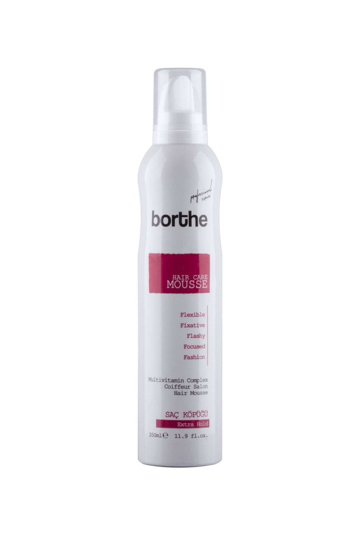 موس مراقبت از مو حرفه ای Extra Hold Hair Mousse 350 ml Borthe