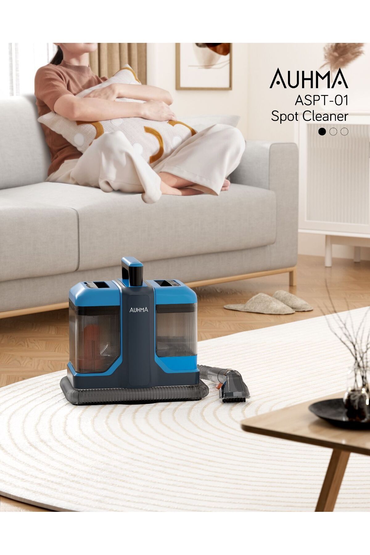 Yeni 450w Halı, Koltuk Leke Çıkarıcı Ve Araç Içi Leke Temizleme Makinesi Lacivert