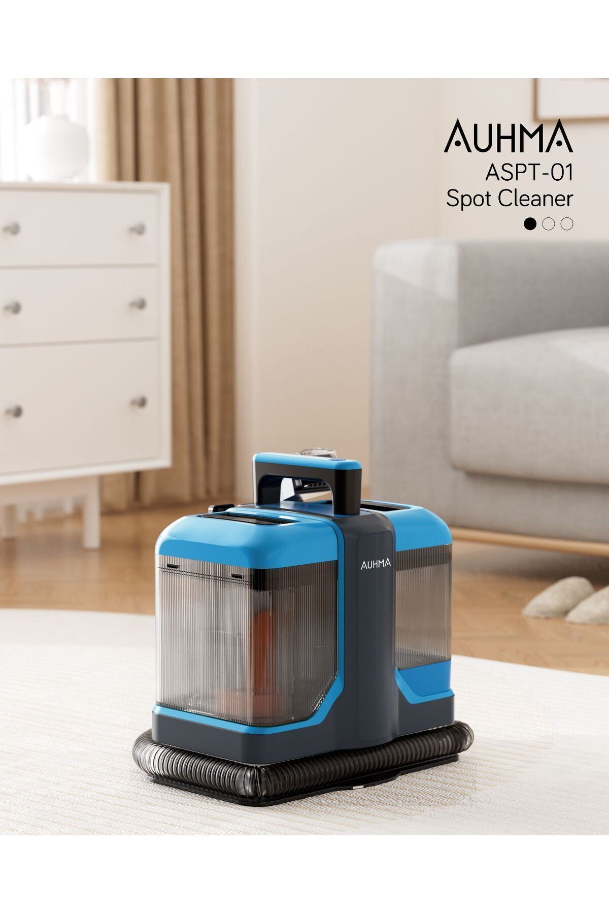 Yeni 450w Halı, Koltuk Leke Çıkarıcı Ve Araç Içi Leke Temizleme Makinesi Lacivert