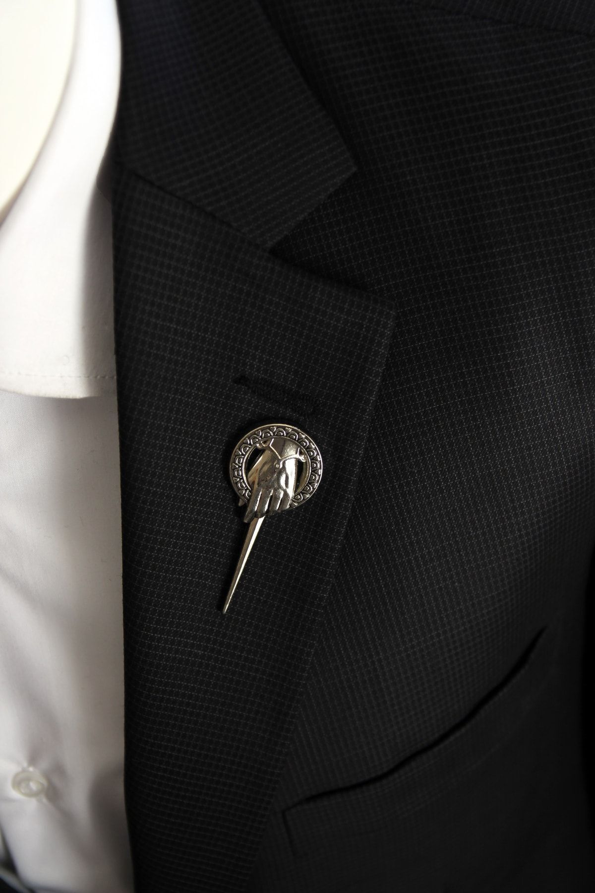 Le Voux Gümüş Renk Hand Of The King Game Of Thrones Yaka Iğnesi Rozet