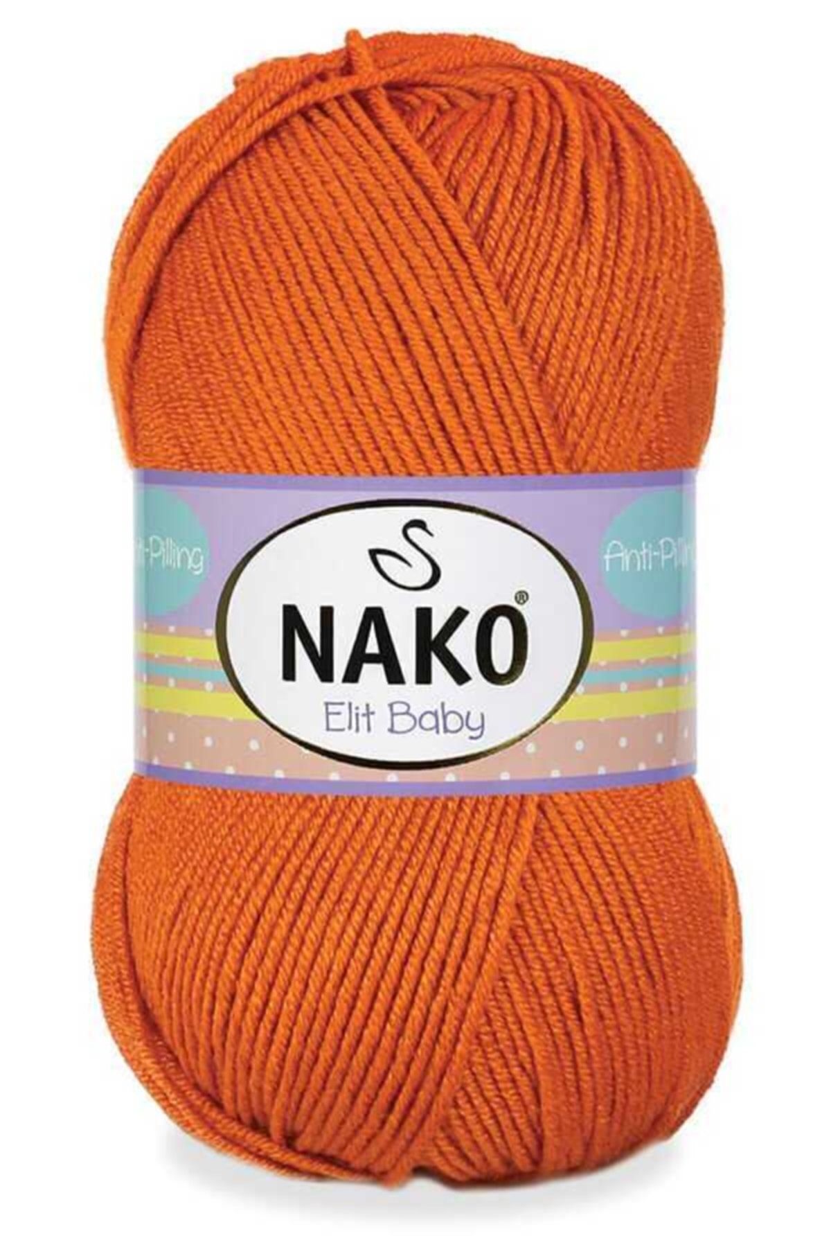 NAKO Elit Baby Örgü Ipi Kiremit 3411
