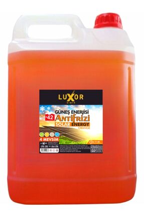 Luxor Kimya -42°c Turuncu Güneş Enerjisi Antifrizi 4 Mevsim 5 Lt
