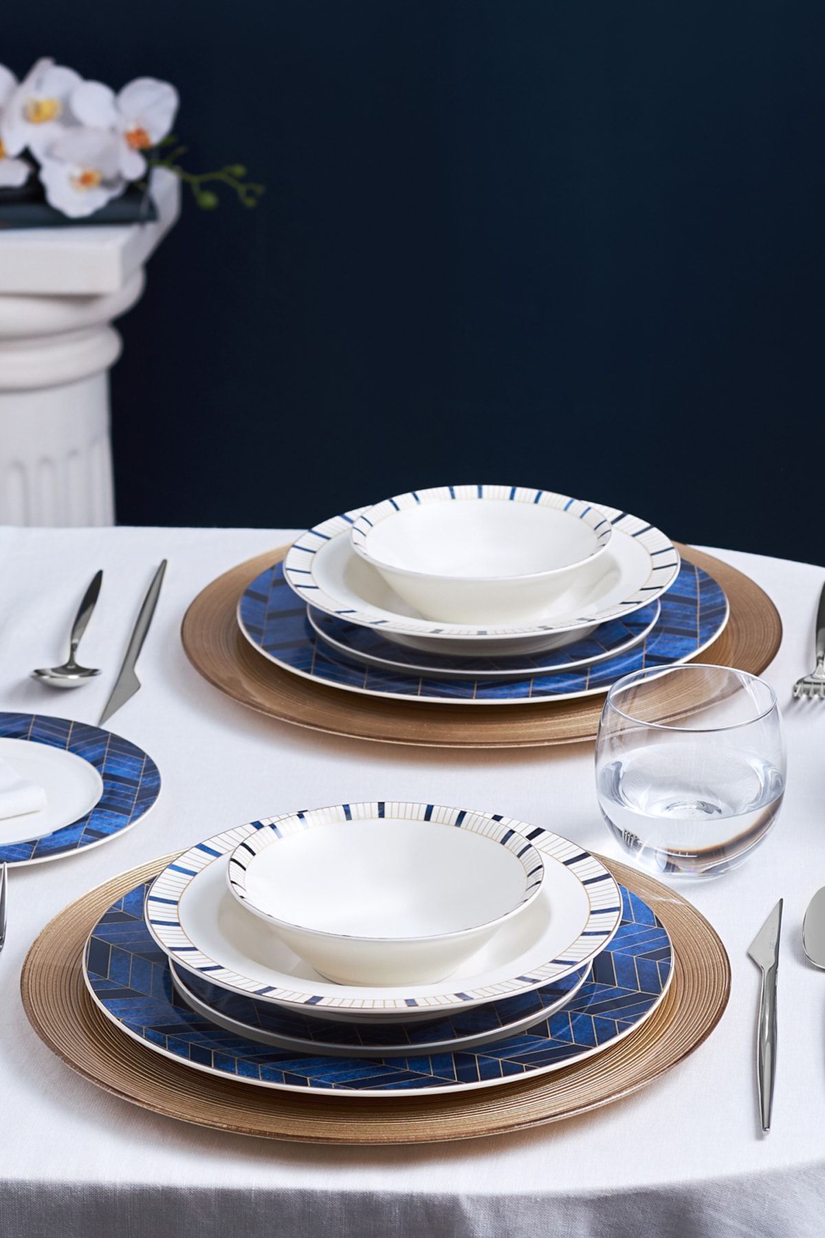 Karaca-Set de vesela din portelan Sapphire pentru 6 24 de piese 2