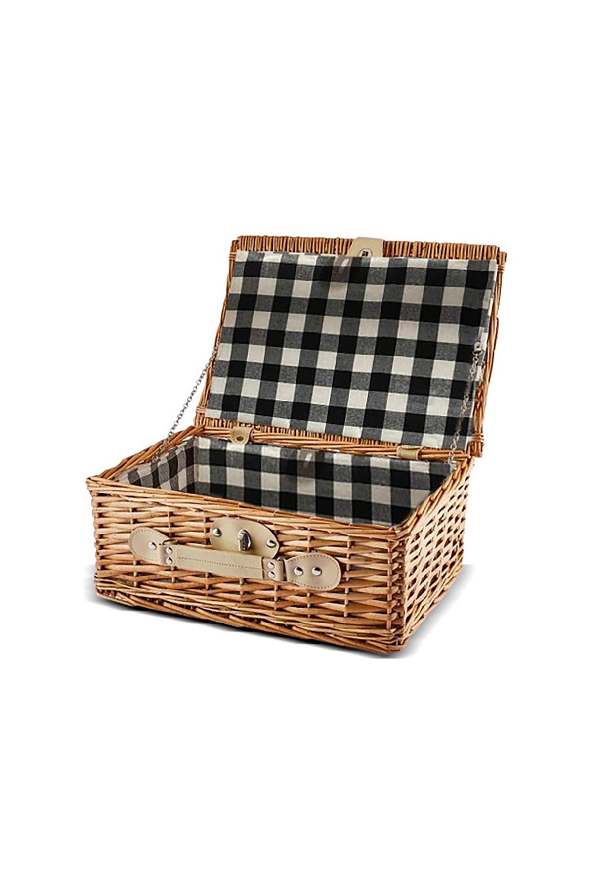 Wicker Hasır/Rattan Piknik Sepeti 3