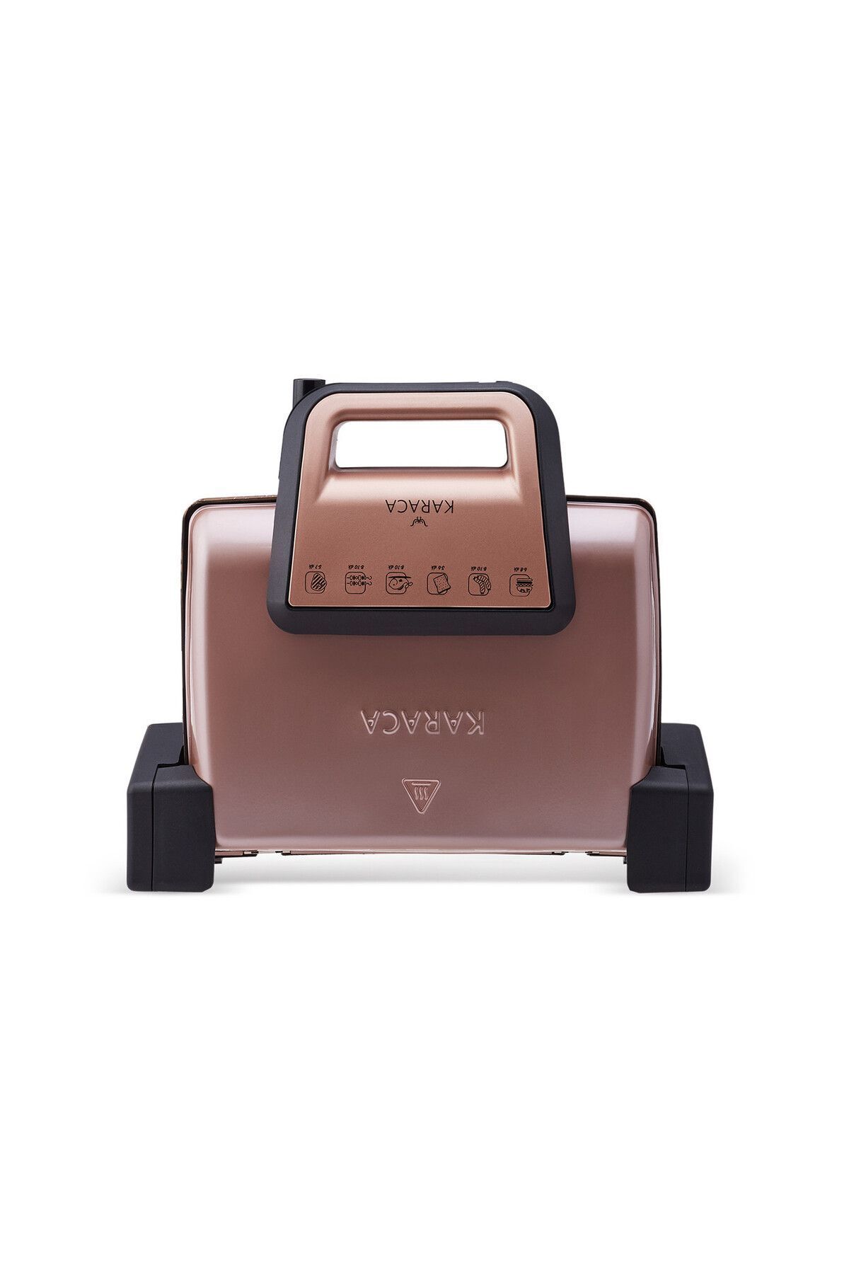 Karaca-1800W Rosegold Granite Grill and Toaster 2
