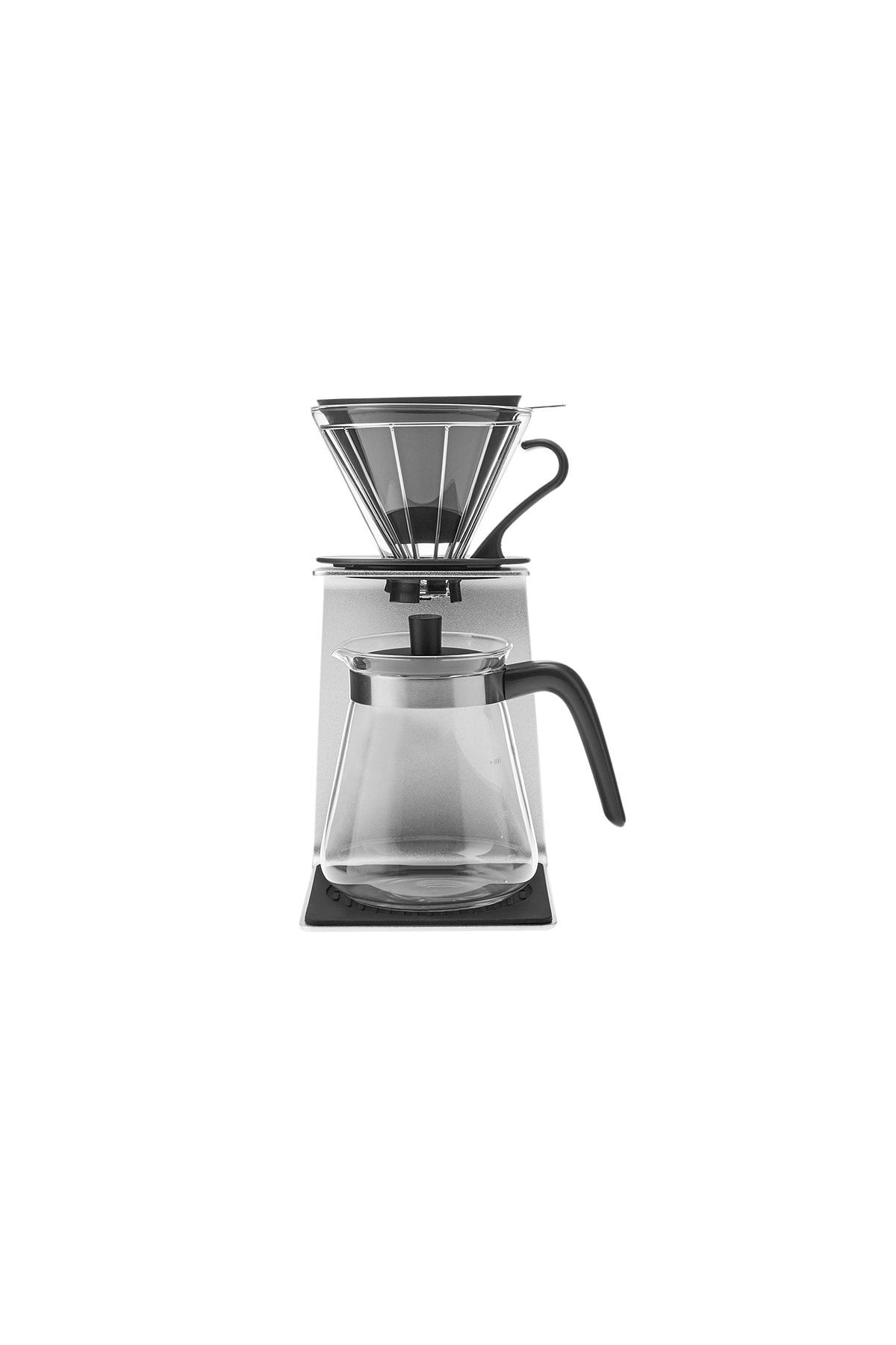 Karaca Brewy Coffe Standlı Çift Cidarlı Borosilikat Cam Dripper/Kahve Demleme Seti 600 Ml