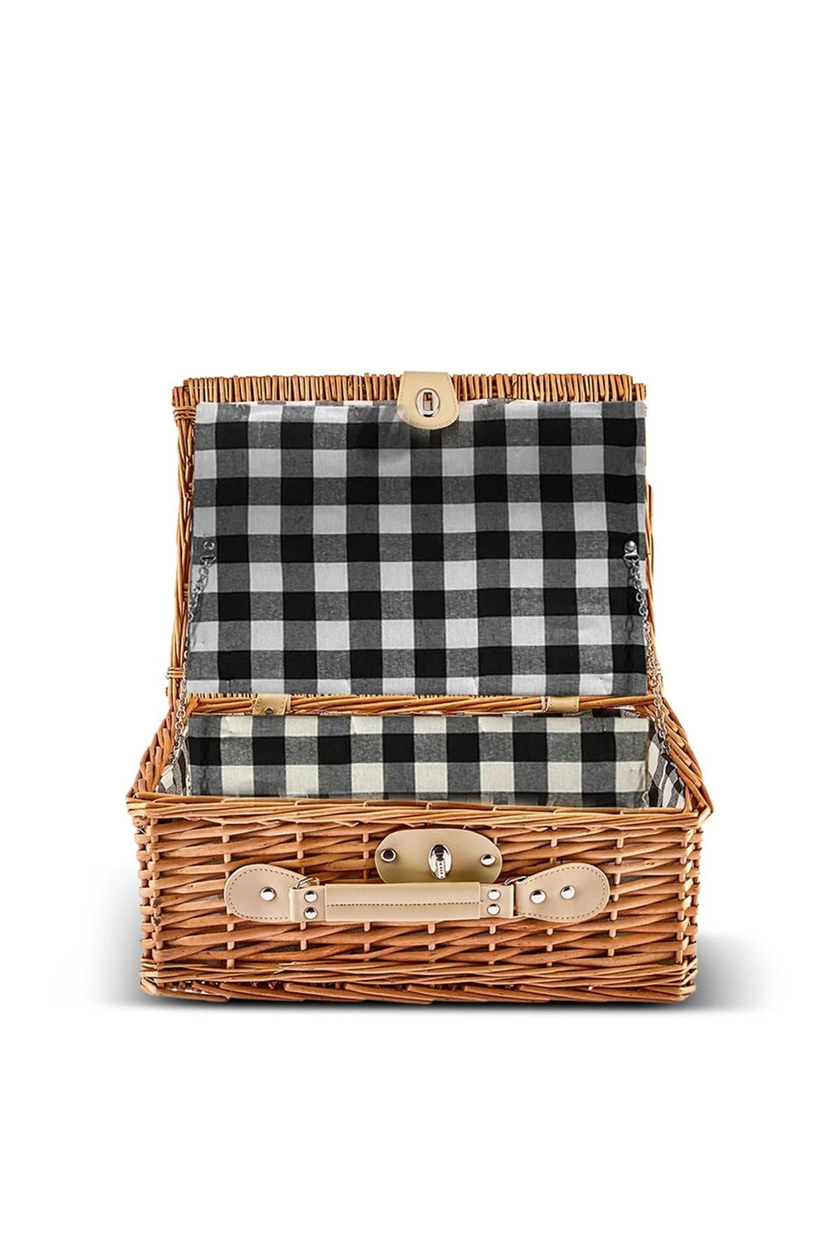 Wicker Hasır/Rattan Piknik Sepeti 2