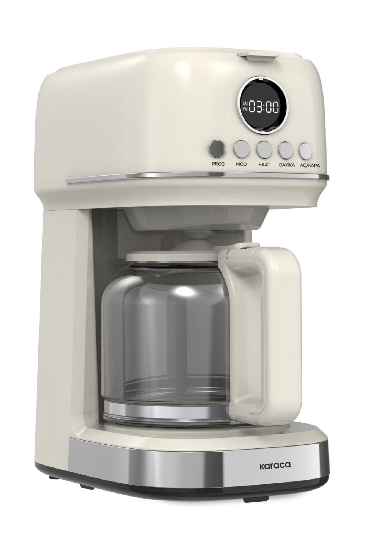 Karaca-Multibrew Retro Filter - Coffee Machine Cream 6
