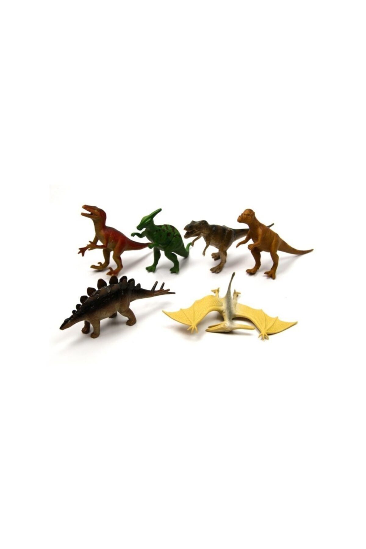 6 Adet 13 cm Oyuncak Dinozor Hayvan Seti - 2