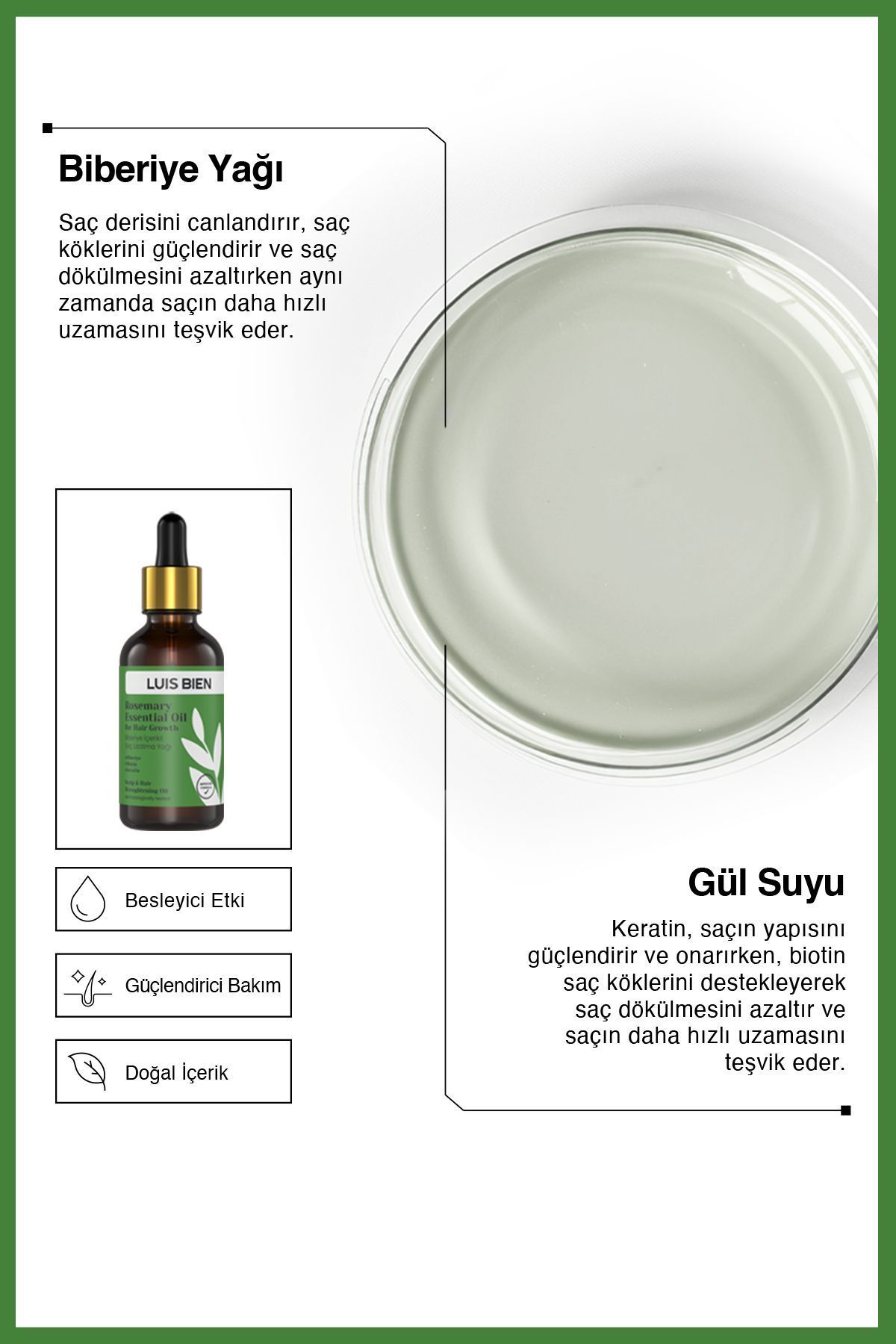 Luis Bien-Rosemary Oil Hair Serum |   Biotin & Keratin Content |   Anti-Spill & Intensive Nourishing Care 3