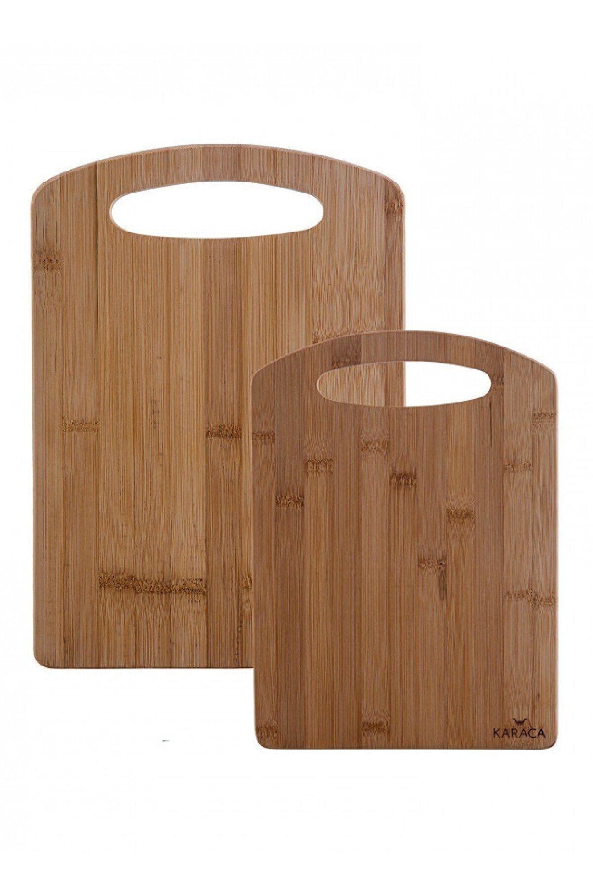 Karaca-Stark 2-teiliges Bambus-Schneidebrett 28/33 cm 4