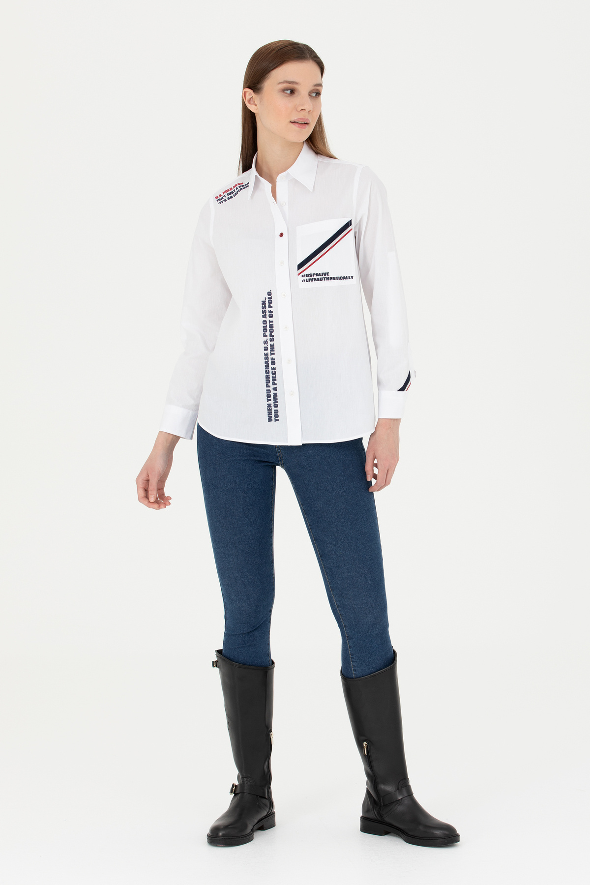 پیراهن زنانه یو اس پولو | 970339 U.S. Polo Assn. - Image 4