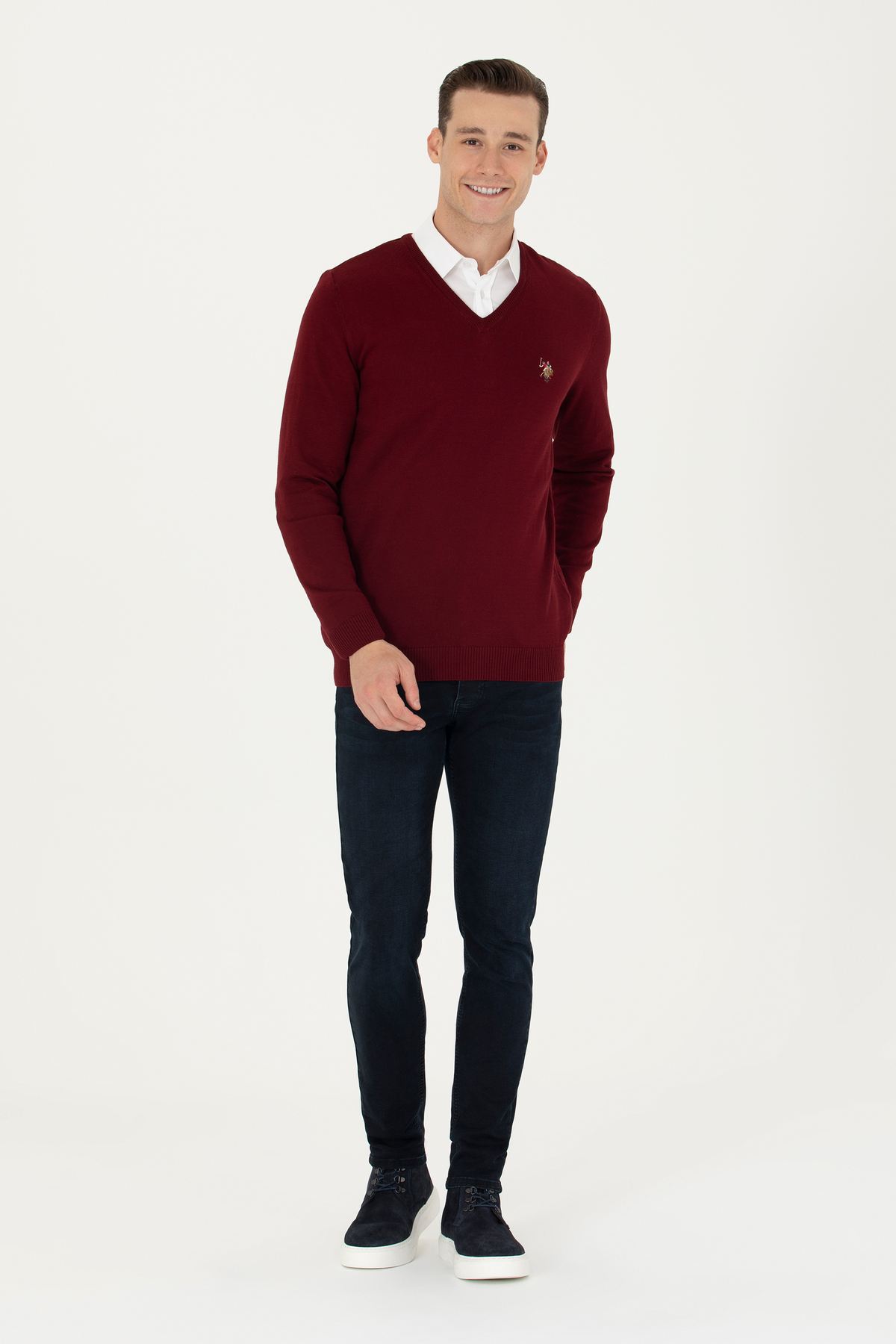 بافت مردانه یو اس پولو | 1629687.VR033 ELİFSU BUTİKHOME U.S. Polo Assn. - Image 4