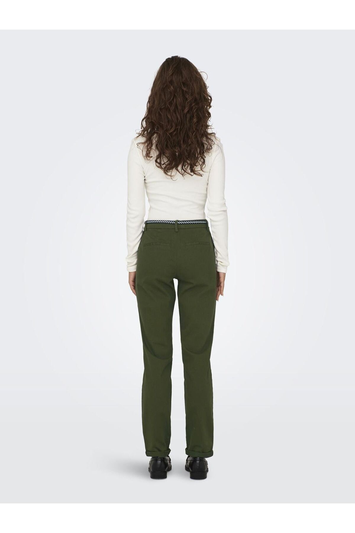 ONLY-Chino-Hose ONLBIANA-MAREE Mittlere Taille Slim Fit Chino-Hose 4
