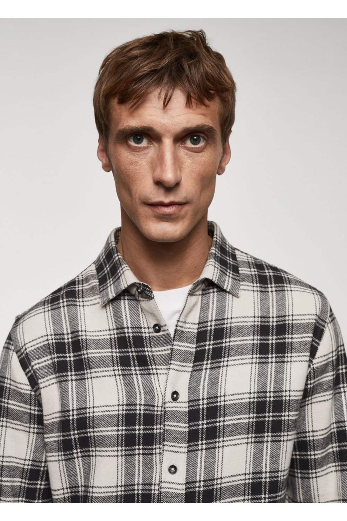 MANGO Man-Lumberjack Style Checked Regular Fit Shirt 5