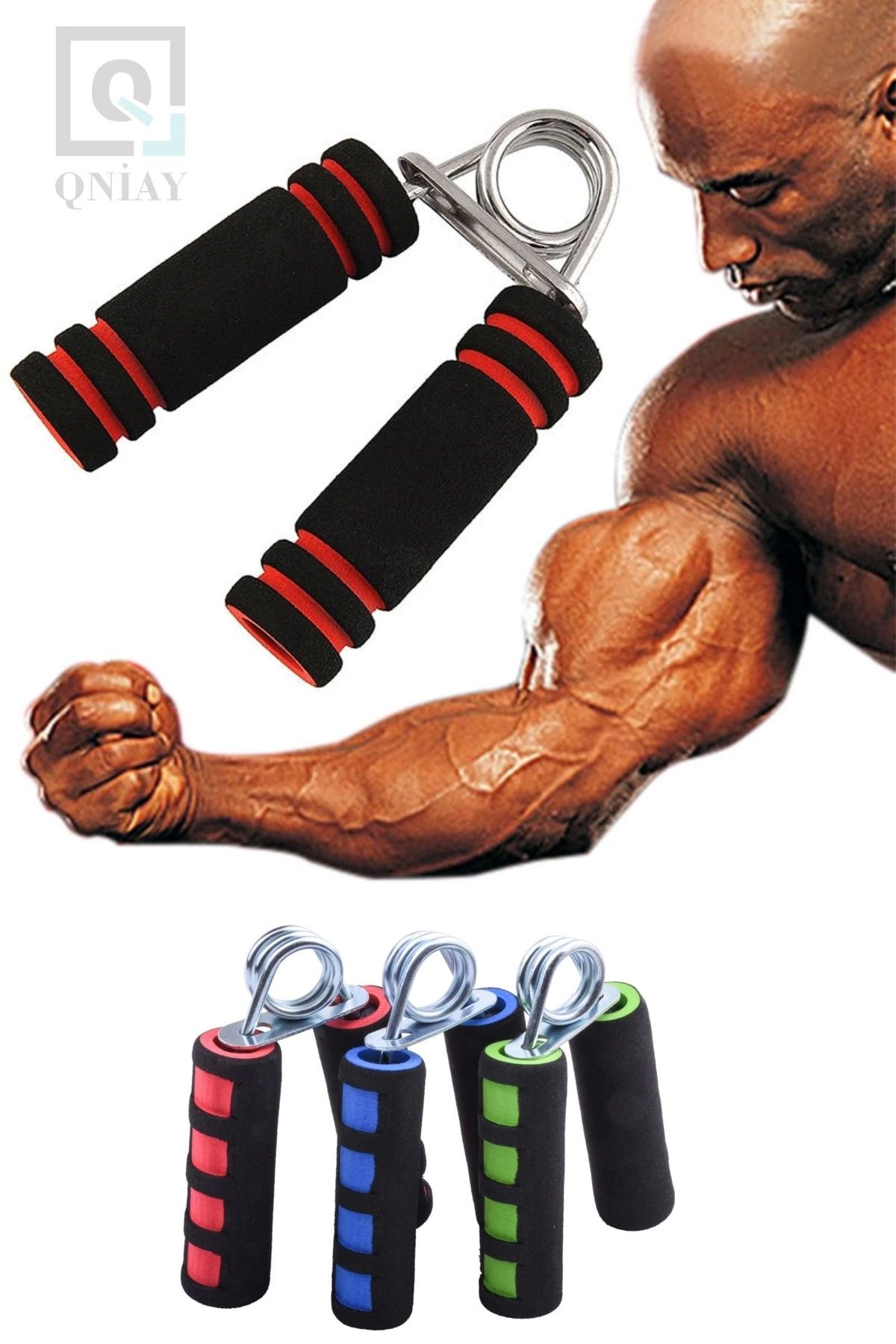 Kol Ve Bilek Güçlendirme El Yayı Spor Aleti Bilek Kol Gücü El Yayı Parmak Egzersiz Fitness Salon Ev