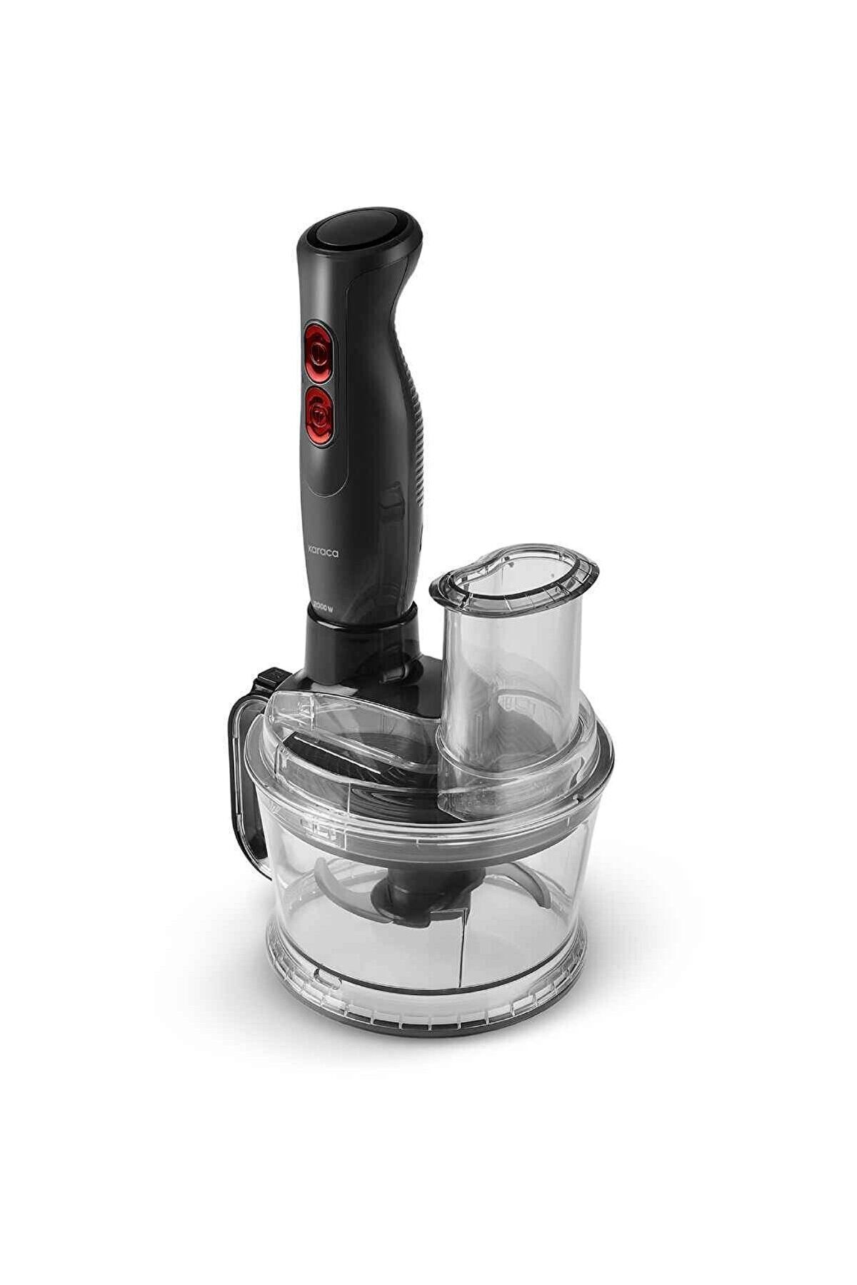 Karaca-Pro Multimax 6 in 1 - Food Processor and Blender Set, Black 6