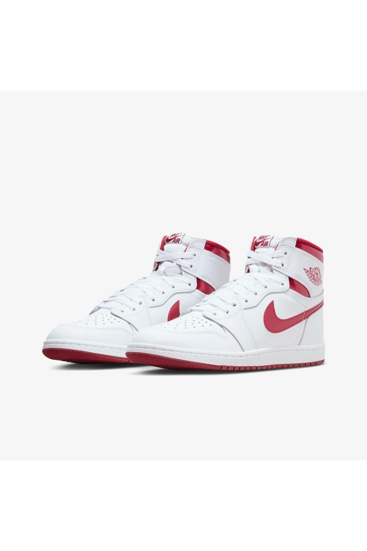 Nike-Air Jordan 1 High 85 - Metallic Burgundy Leather Basketball Shoes 4