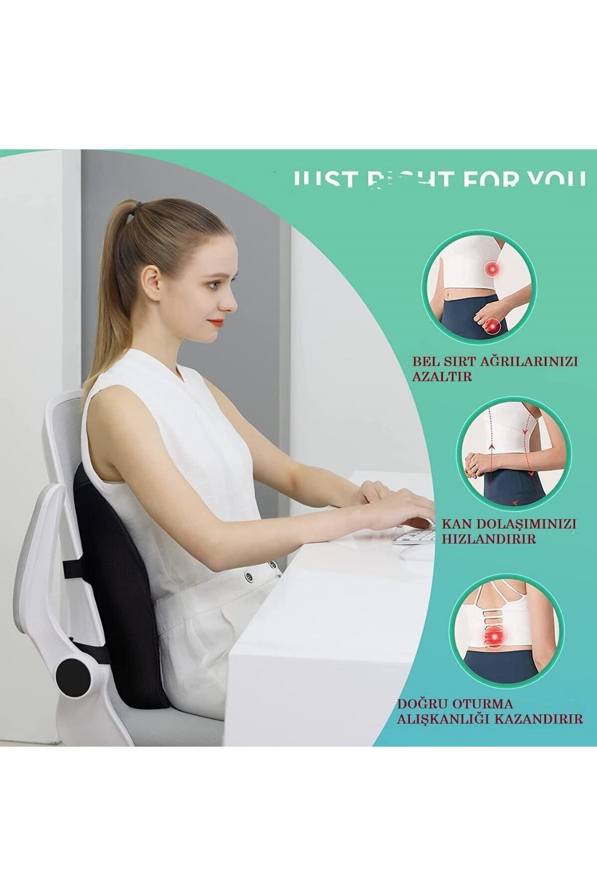 MVC Concept-Orthopedic Visco Elastic Pillow - Waist Office, Back Support Cushion, Anatomical New Generation 3