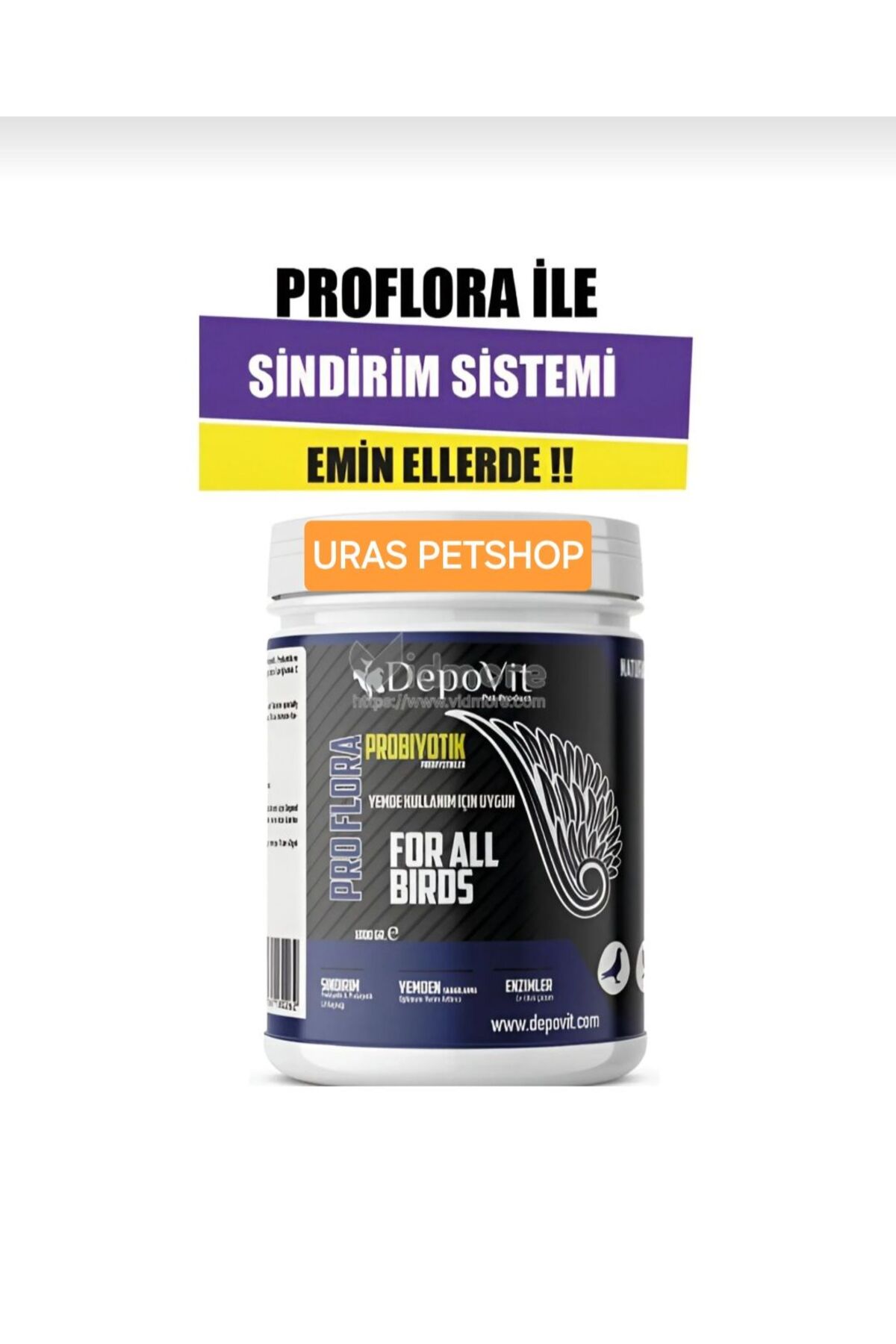 DEPOVİT Depovit Proflora Probiyotik & Prebiyotik Vitaminler 1 Kg ...