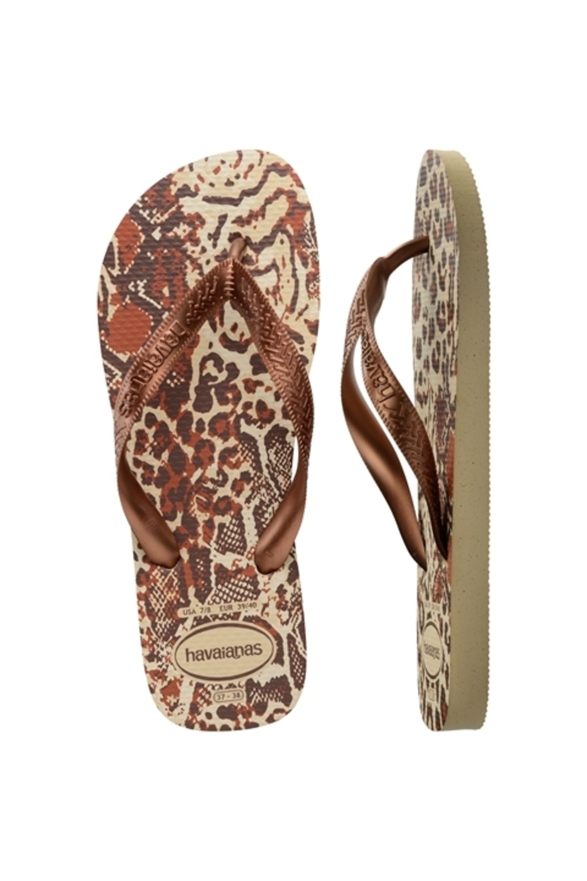 Havaianas-Κορυφαία Ζώα Άμμος Γκρι Μεταλλικό Χαλκό 4132920 -7440 5