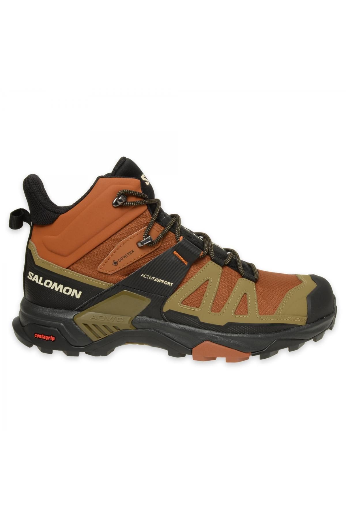 چکمه مردانه کاراملی 412941 M X Ultra 4 Mid Gtx Outdoor Salomon