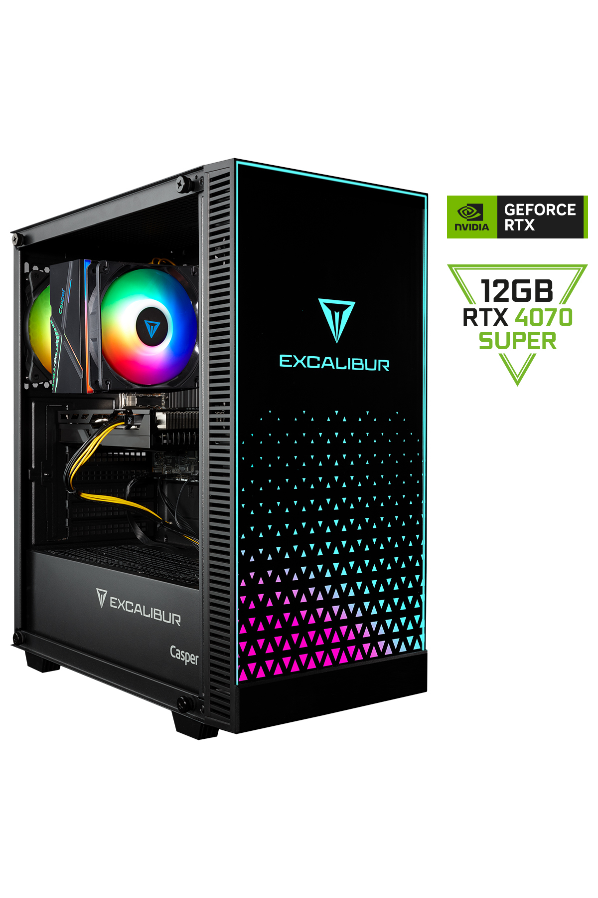 Excalibur E65H.144F-EX70X-0HE INTEL CORE i5-14400F 64GB RAM 2TB NVMe SSD RTX4070 SUPER DOS GAMING