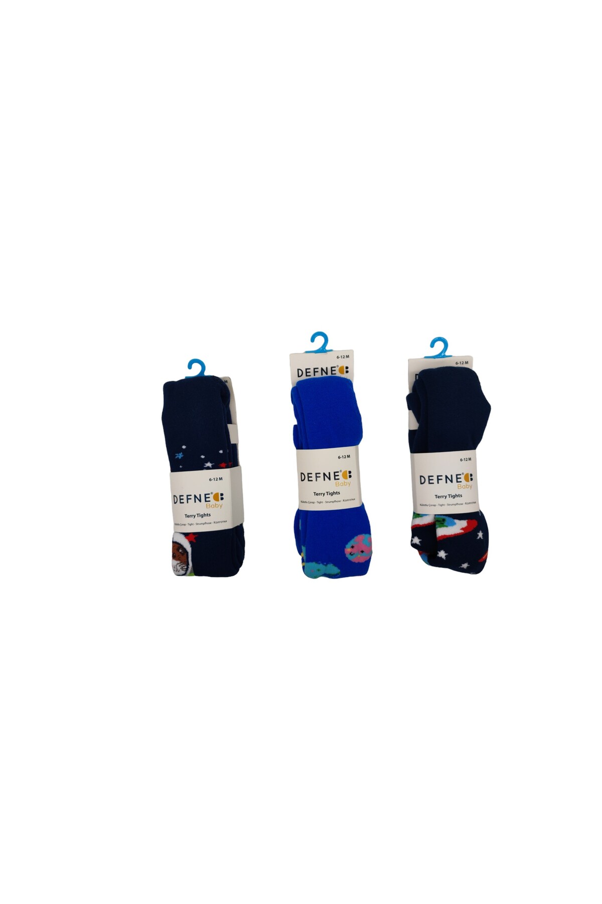 Defne Baby 3 Çift Havlu Pamuklu Kışlık Unisex Çocuk Ve Bebek Külotlu Çorap fotoğrafı 2 (önizleme)