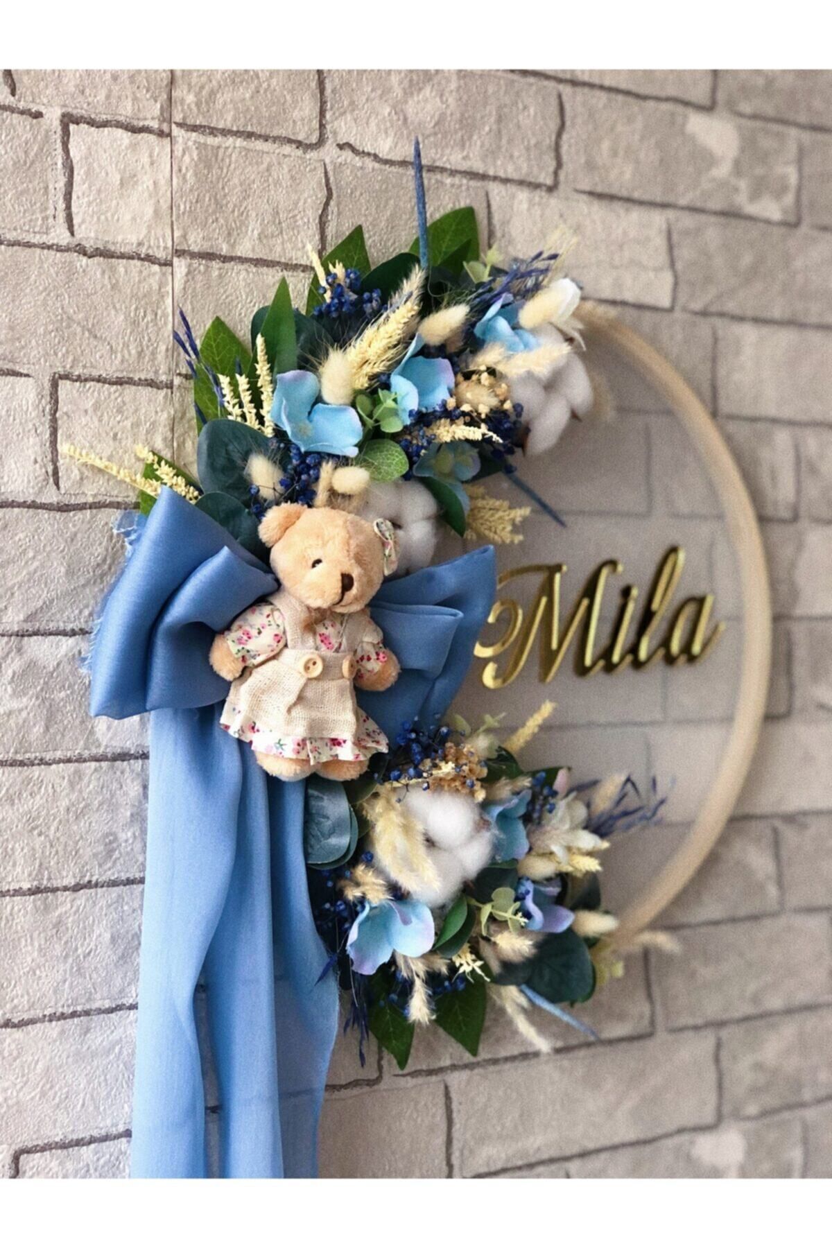 Moshi Design Bebek Kapı Süsü Yazılı Duvar Süsü fotoğrafı 2 (önizleme)