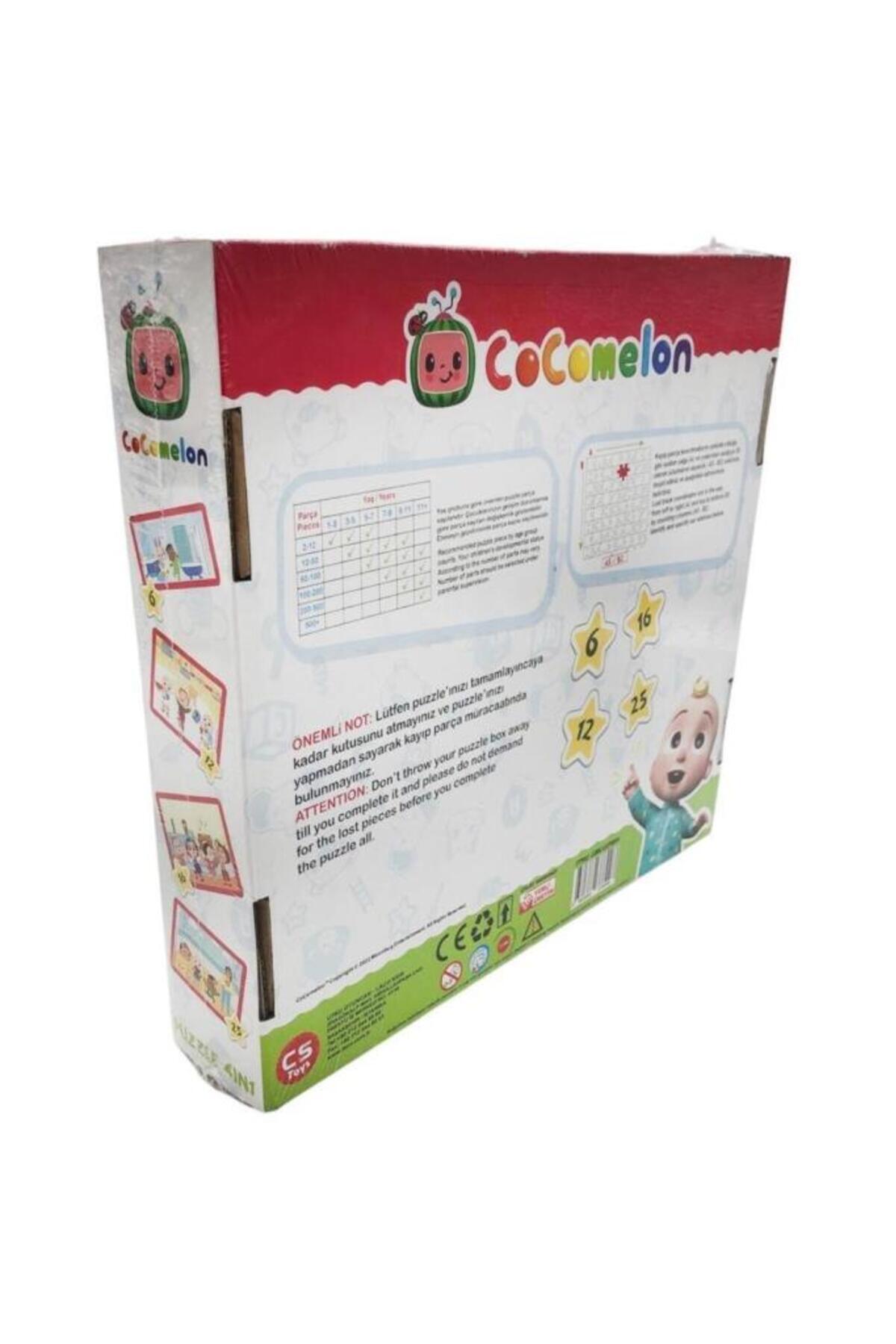 Genel Markalar Laço Kids Cocomelon 4 in 1 Puzzle CO7899, Çocuklar İçin ...