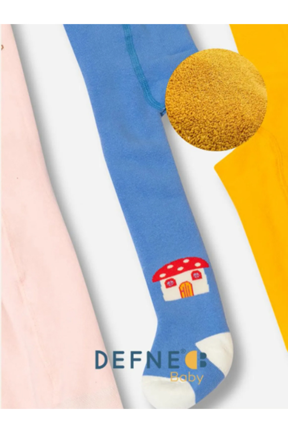 Defne Baby 3 Çift Havlu Pamuklu Kışlık Unisex Çocuk Ve Bebek Külotlu Çorap fotoğrafı 3 (önizleme)