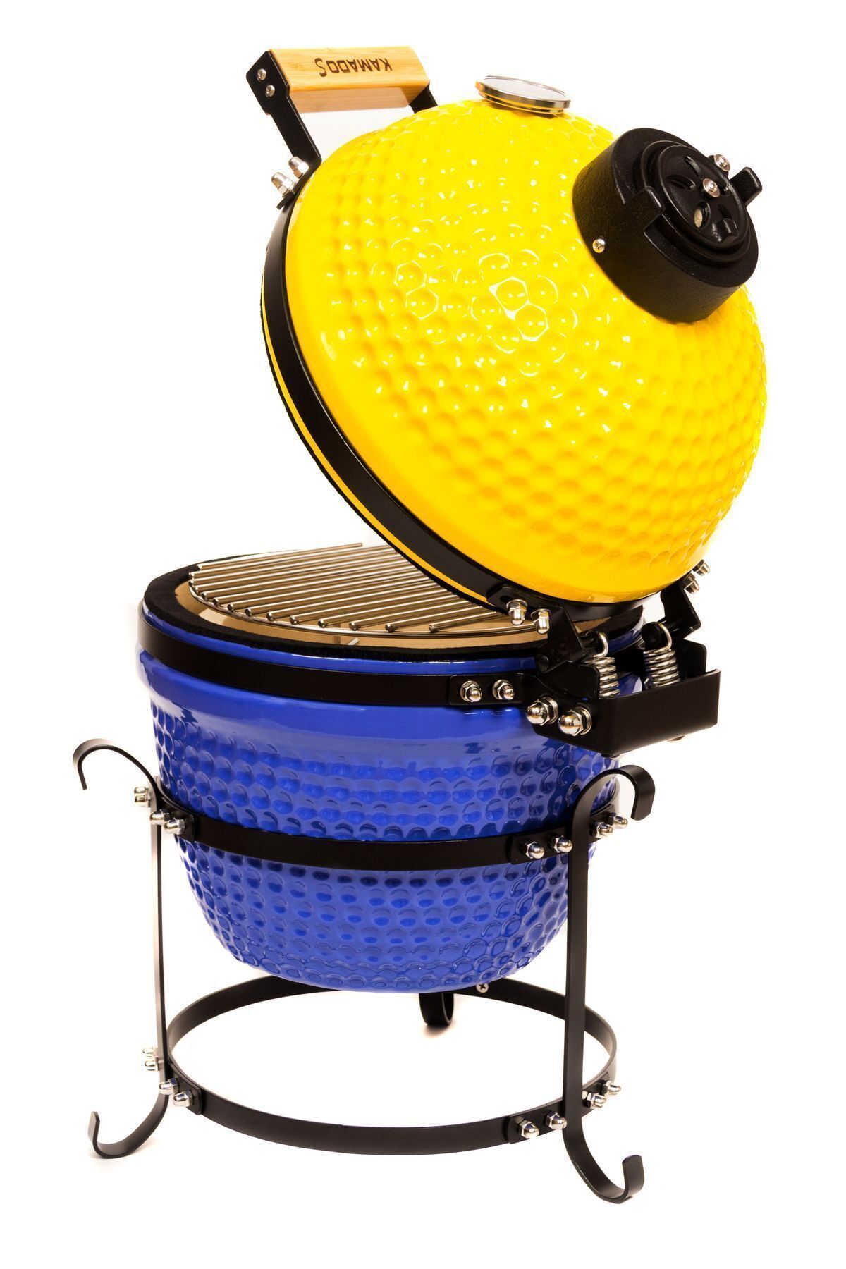 Kamado 13" Sarı / lacivert Taraftar Seramik Barbekü 4