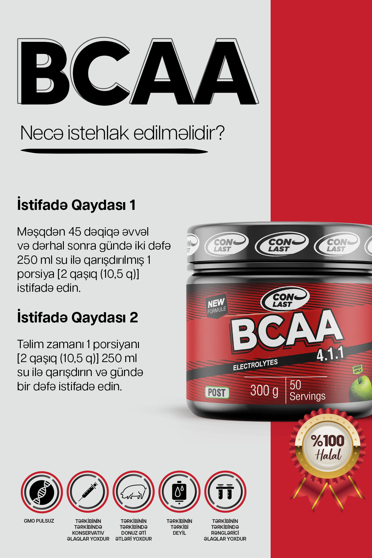 Bcaa300gr/creatine Monohydrate300gr/arginine300gr 8