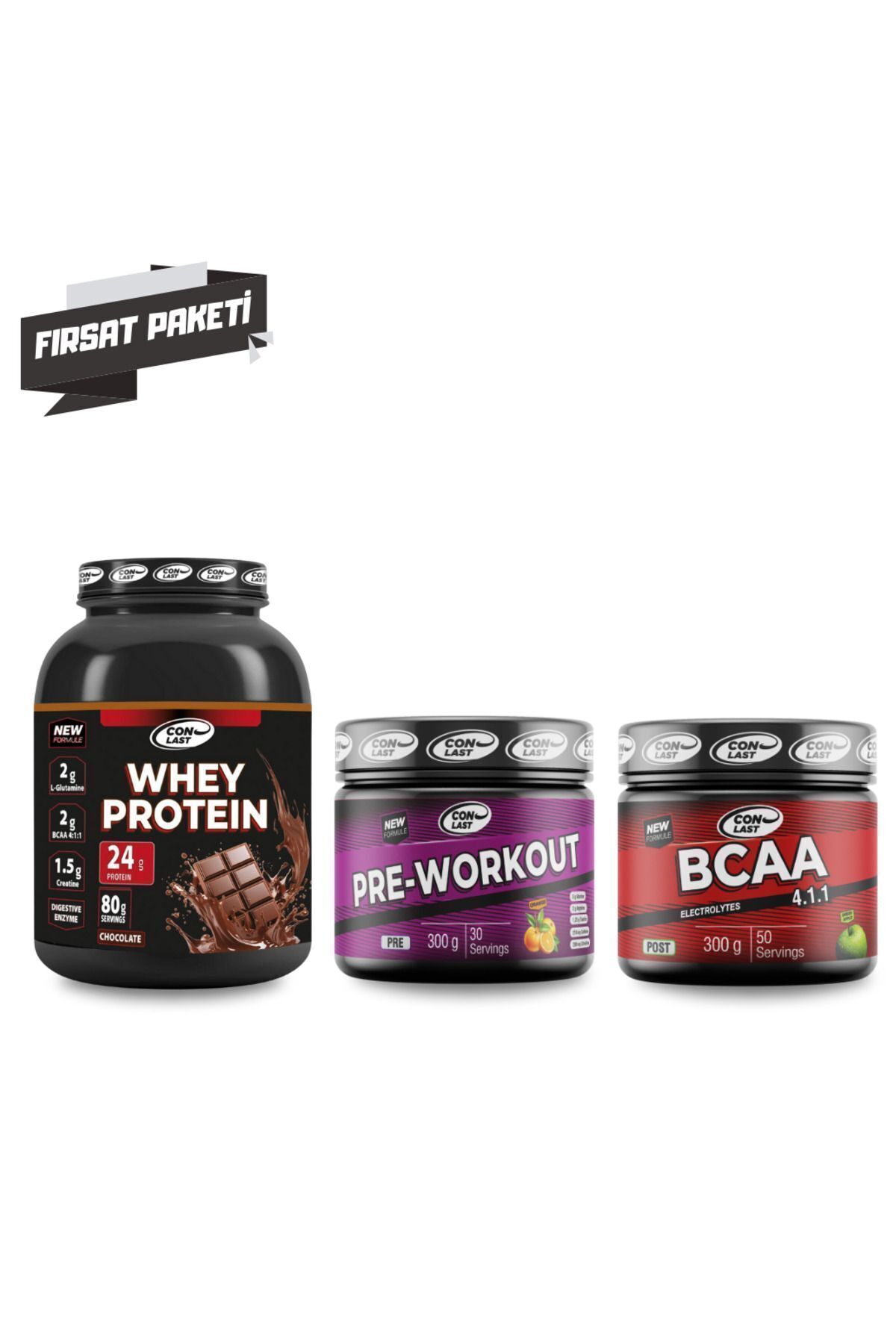 Whey Protein Çikolatalı 2000gr\ Pre-workout300gr\bcaa300gr