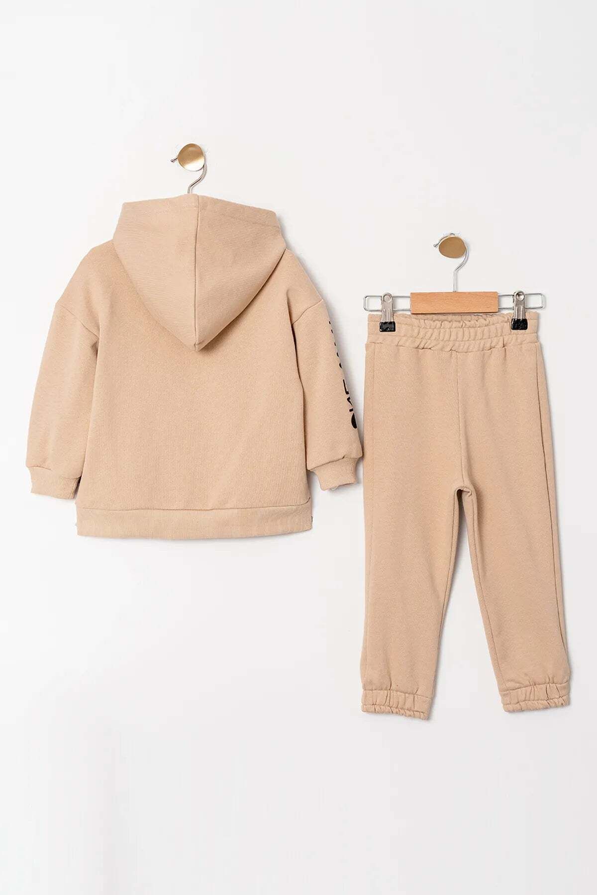 Gold Class Kidswear-Diagonal 3-piece Tracksuit Set with Hood and Zipper for Boys 2