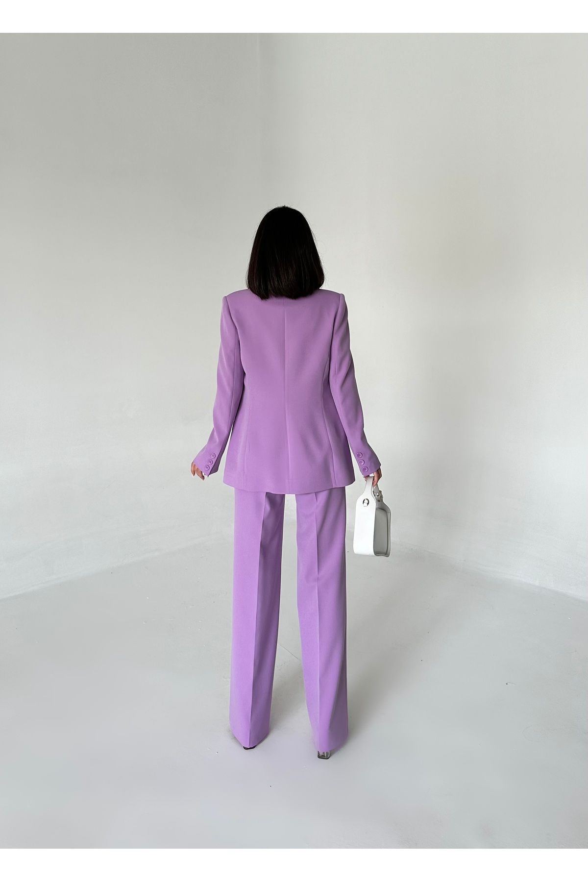 Vuntal BUTİK-Single Button Blazer Jacket and Pants Suit 7