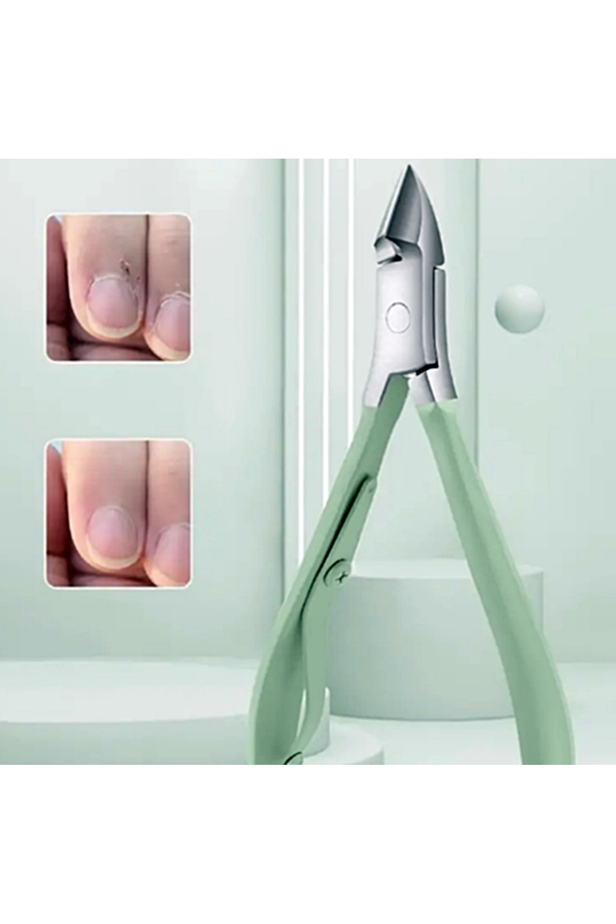 18'li Profesyonel Manikür&Pedikür Yüz Bakım seti & Manicure Set & Su Yeşili Renk — model no :7 _EY_ Kişisel Bakım Seti — تصویر 4 از 7
