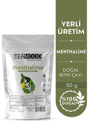 TEAMOOD Onka Farma Menthalime Bitki Çayı - Nane Limon Etkili Bitki Çayı - 50 gr