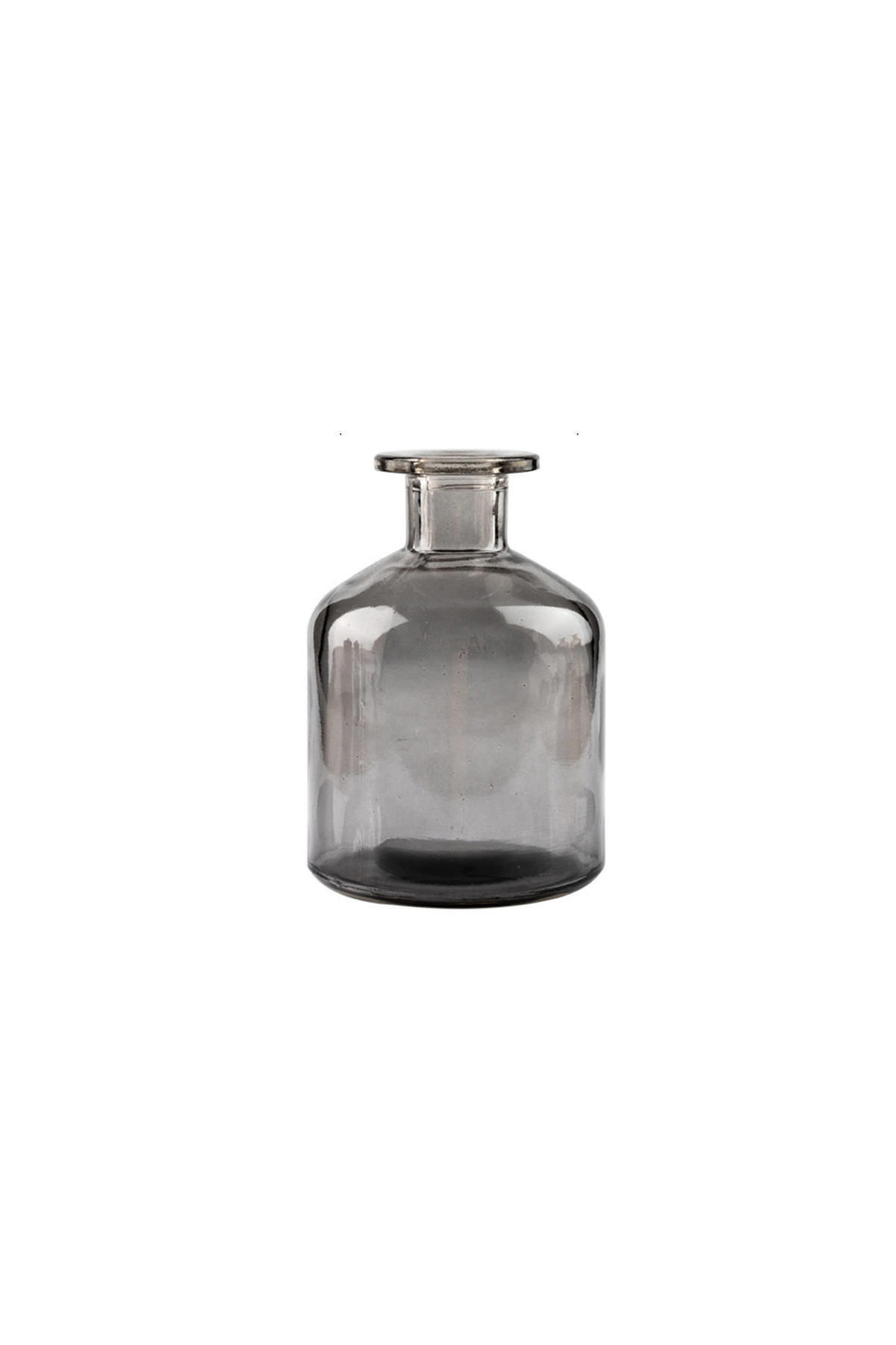 Mini Grey Simple Glass Vase - Small