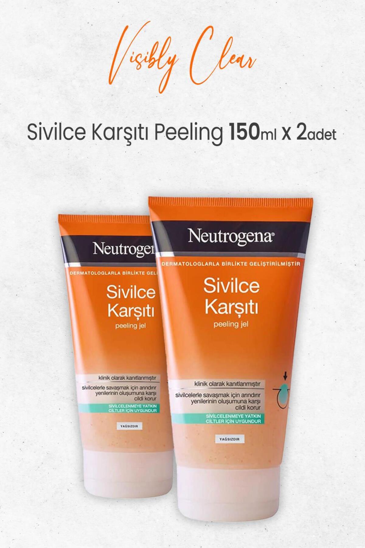 Neutrogena Visibly Clear Sivilce Karşıtı Peeling 150 ml X 2 Adet — dvc-5012459